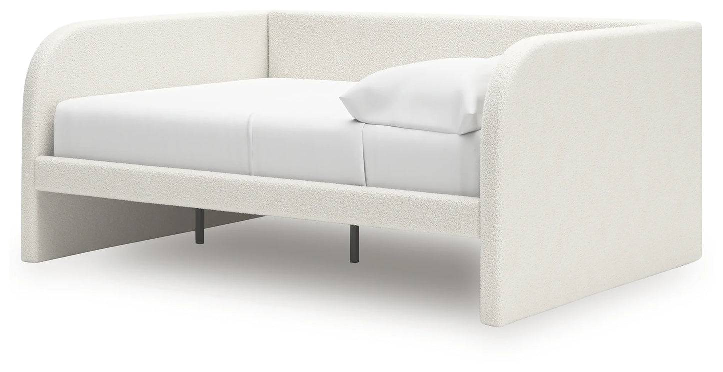 Arloster - Tan / White - Full Upholstered Day Bed