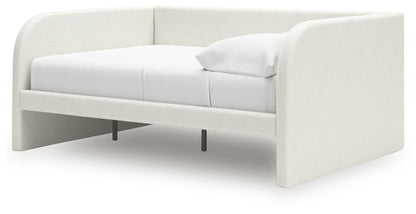 Arloster - Tan / White - Full Upholstered Day Bed