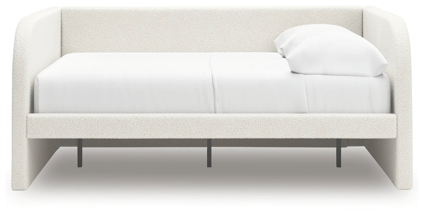 Arloster - Tan / White - Full Upholstered Day Bed