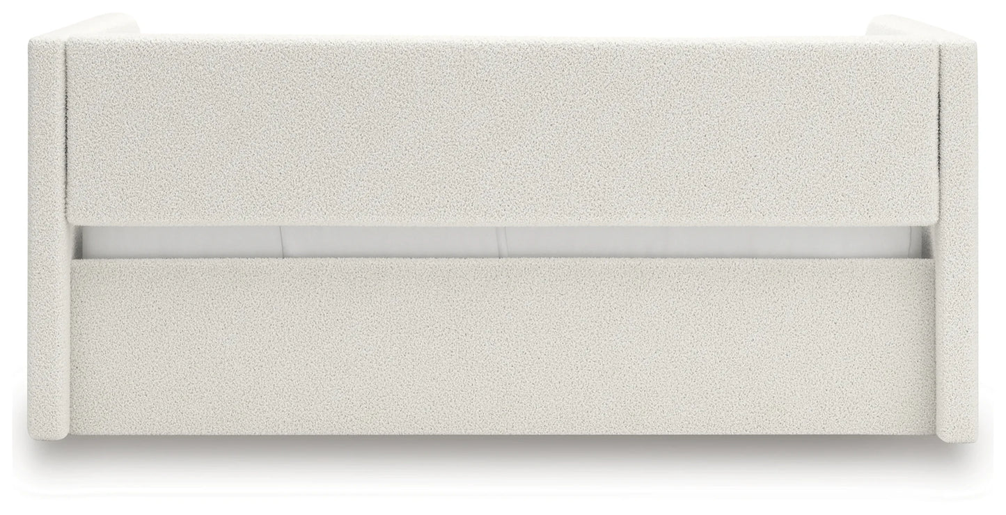 Arloster - Tan / White - Full Upholstered Day Bed