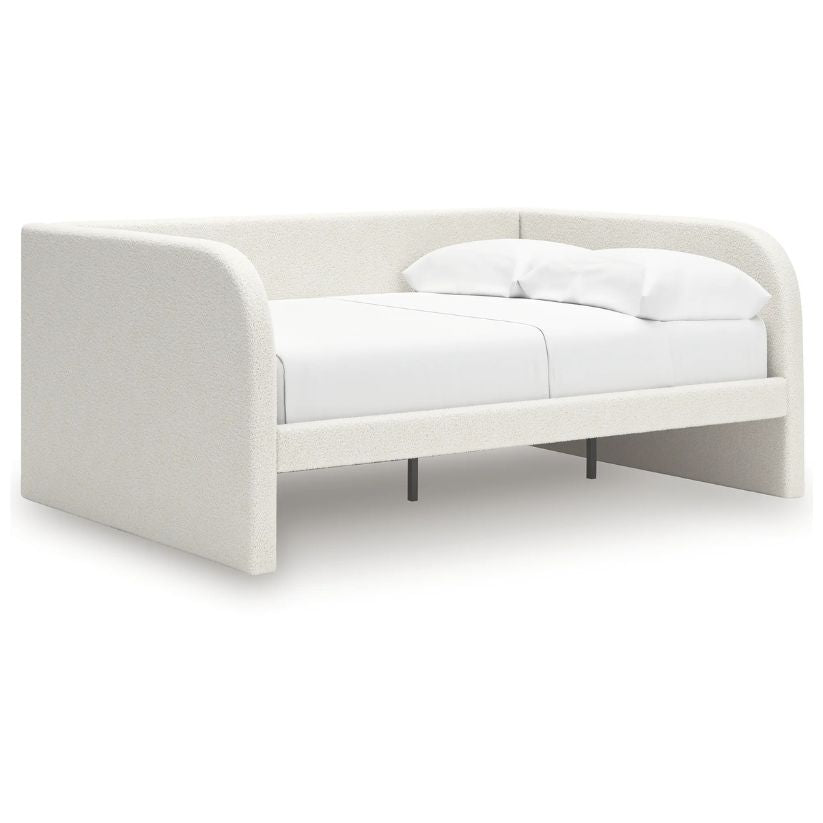 Arloster - Tan / White - Full Upholstered Day Bed