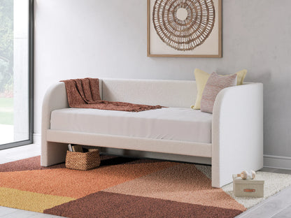Arloster - Tan / White - Twin Upholstered Day Bed