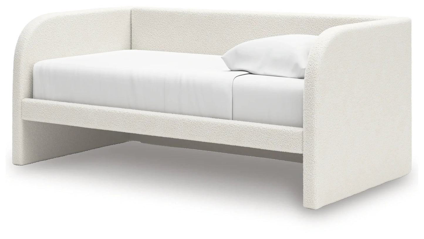 Arloster - Tan / White - Twin Upholstered Day Bed