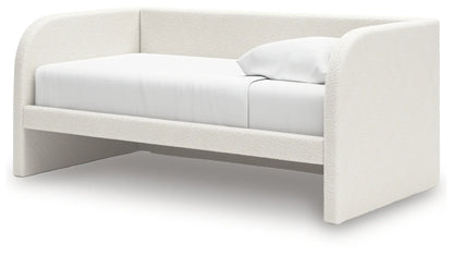 Arloster - Tan / White - Twin Upholstered Day Bed