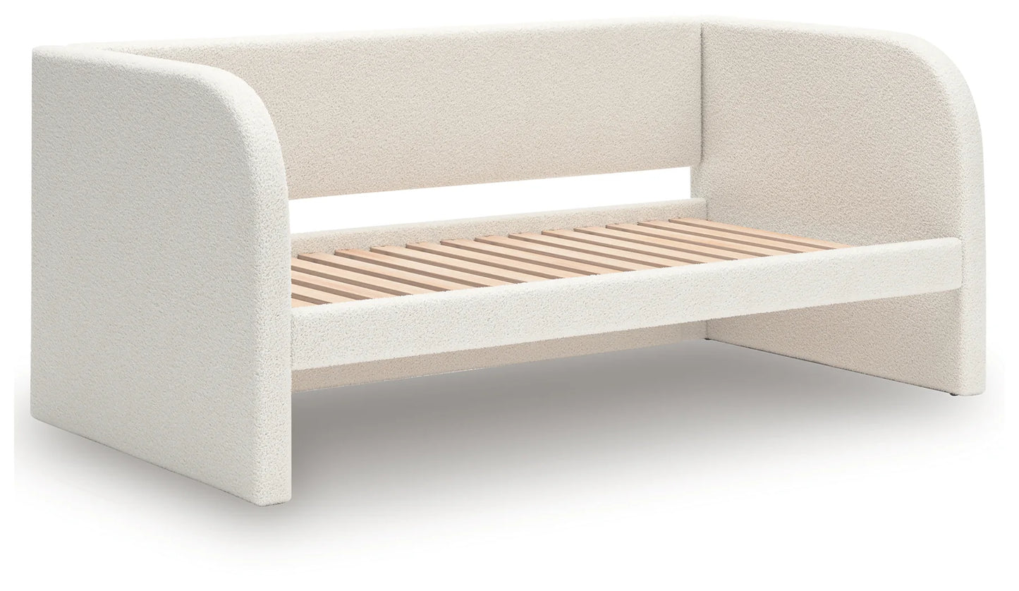 Arloster - Tan / White - Twin Upholstered Day Bed
