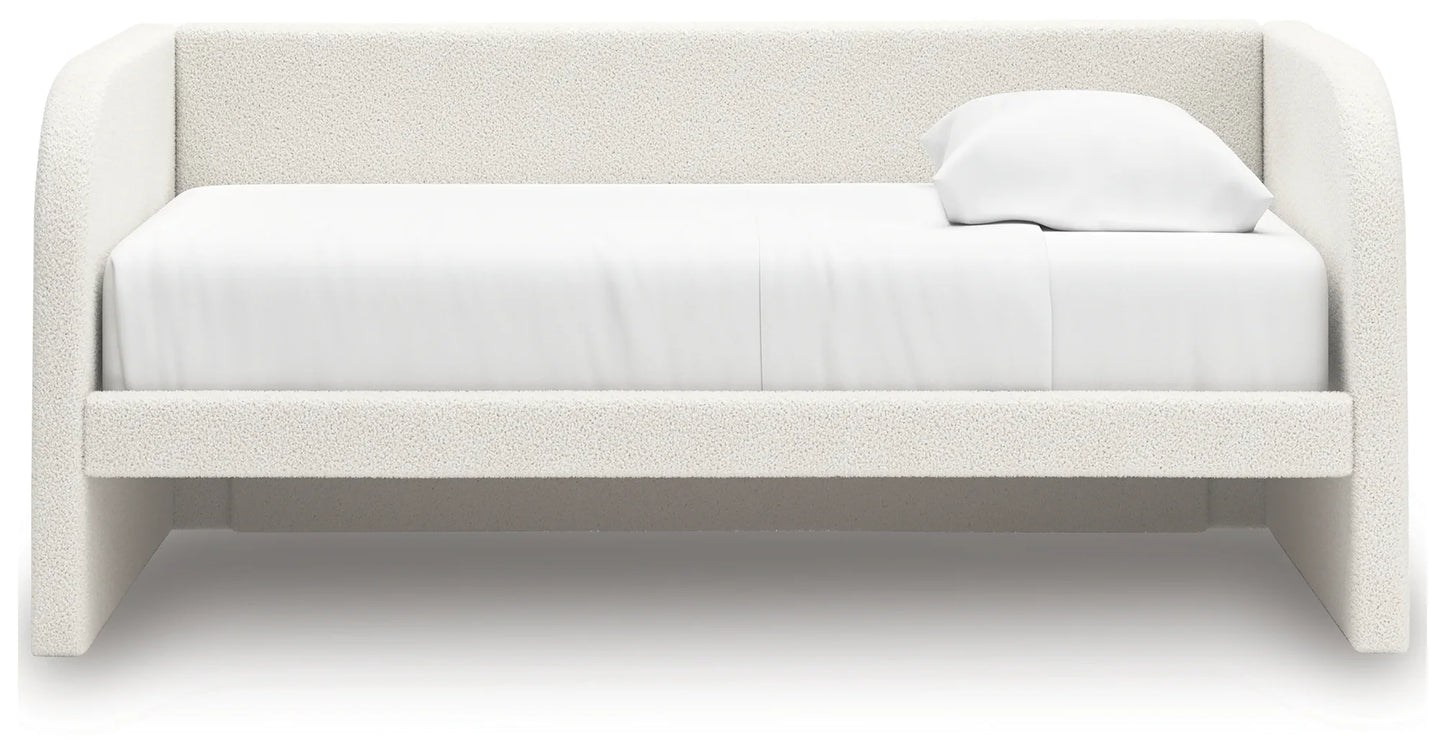 Arloster - Tan / White - Twin Upholstered Day Bed