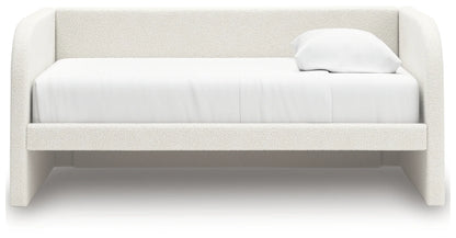 Arloster - Tan / White - Twin Upholstered Day Bed