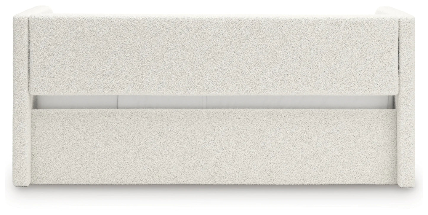 Arloster - Tan / White - Twin Upholstered Day Bed