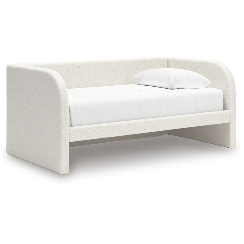 Arloster - Tan / White - Twin Upholstered Day Bed