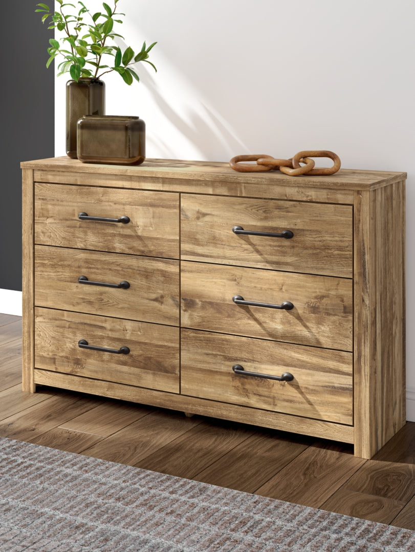 Maystonna - Brown - Six Drawer Dresser