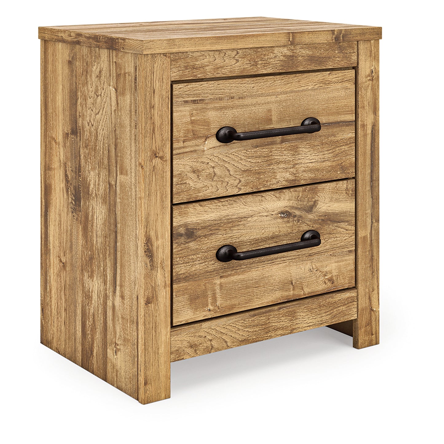 Maystonna - Brown - Two Drawer Night Stand