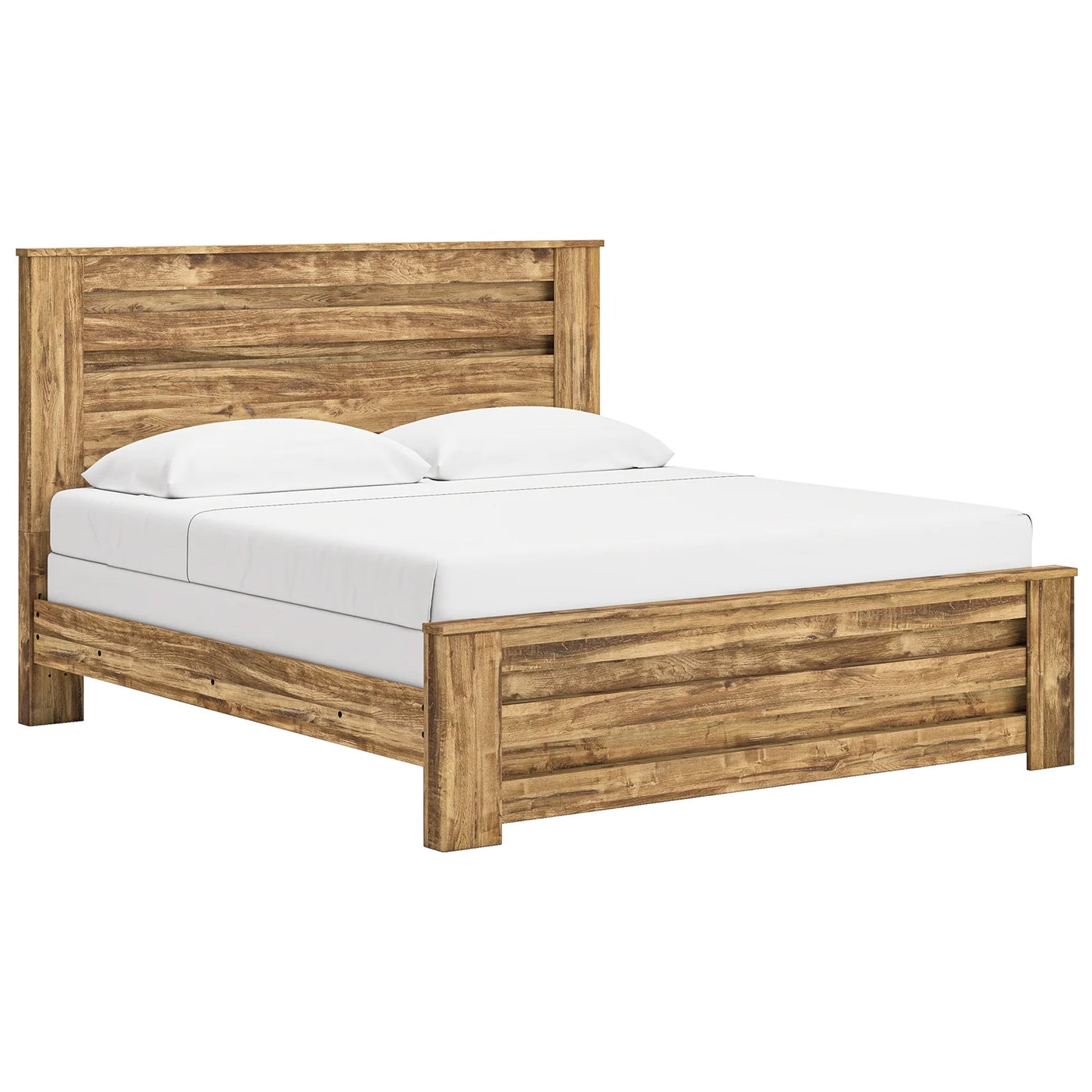 Maystonna - King Panel Bed - Brown