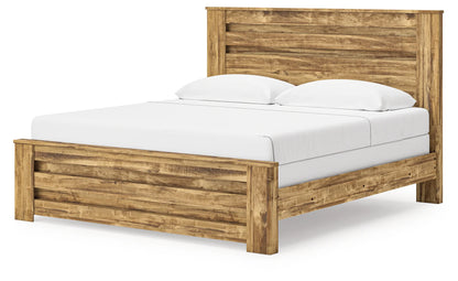 Maystonna - King Panel Bed - Brown