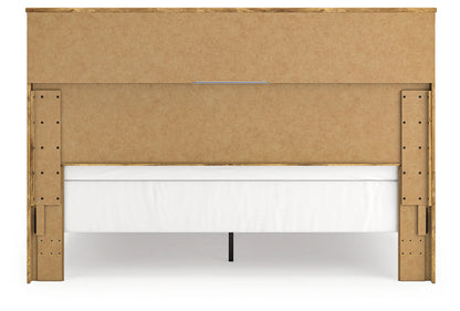 Maystonna - King Panel Bed - Brown