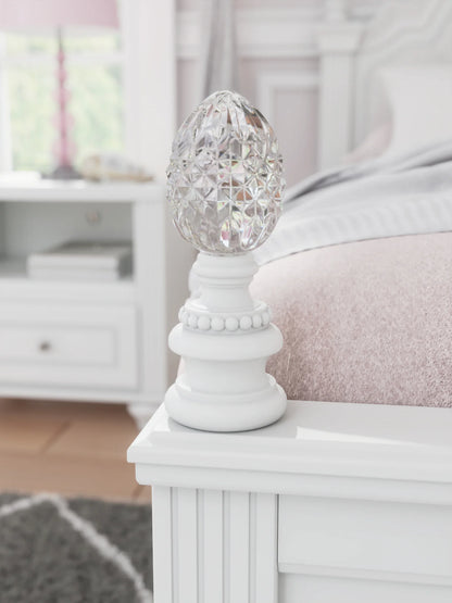 Kozlani - Full Upholstered Panel Bed - White