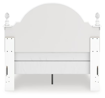 Kozlani - Full Upholstered Panel Bed - White