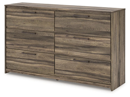 Elbrim - Brown - Six Drawer Dresser
