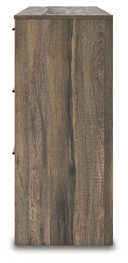 Elbrim - Brown - Six Drawer Dresser