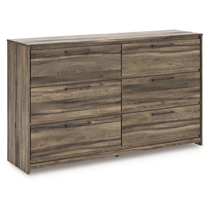 Elbrim - Brown - Six Drawer Dresser