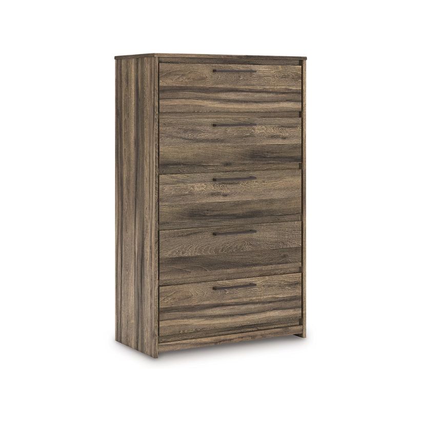 Elbrim - Brown - Five Drawer Chest