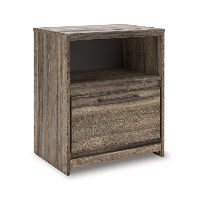 Elbrim - Brown - One Drawer Night Stand