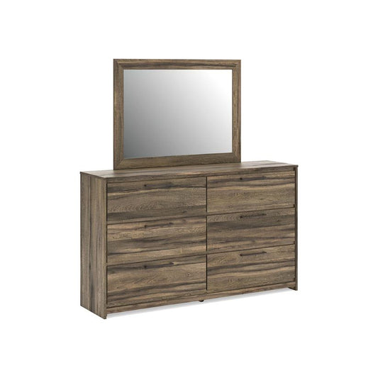 Elbrim - Brown - Dresser And Mirror
