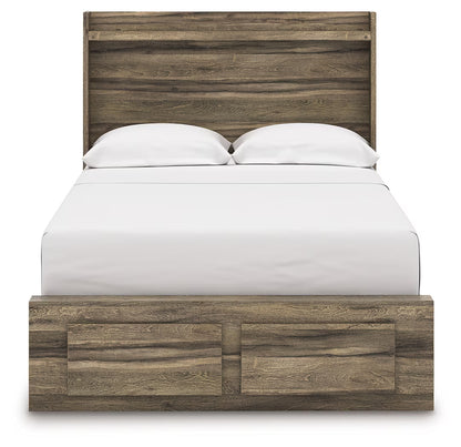 Elbrim - Full Panel Storage Bed - Brown