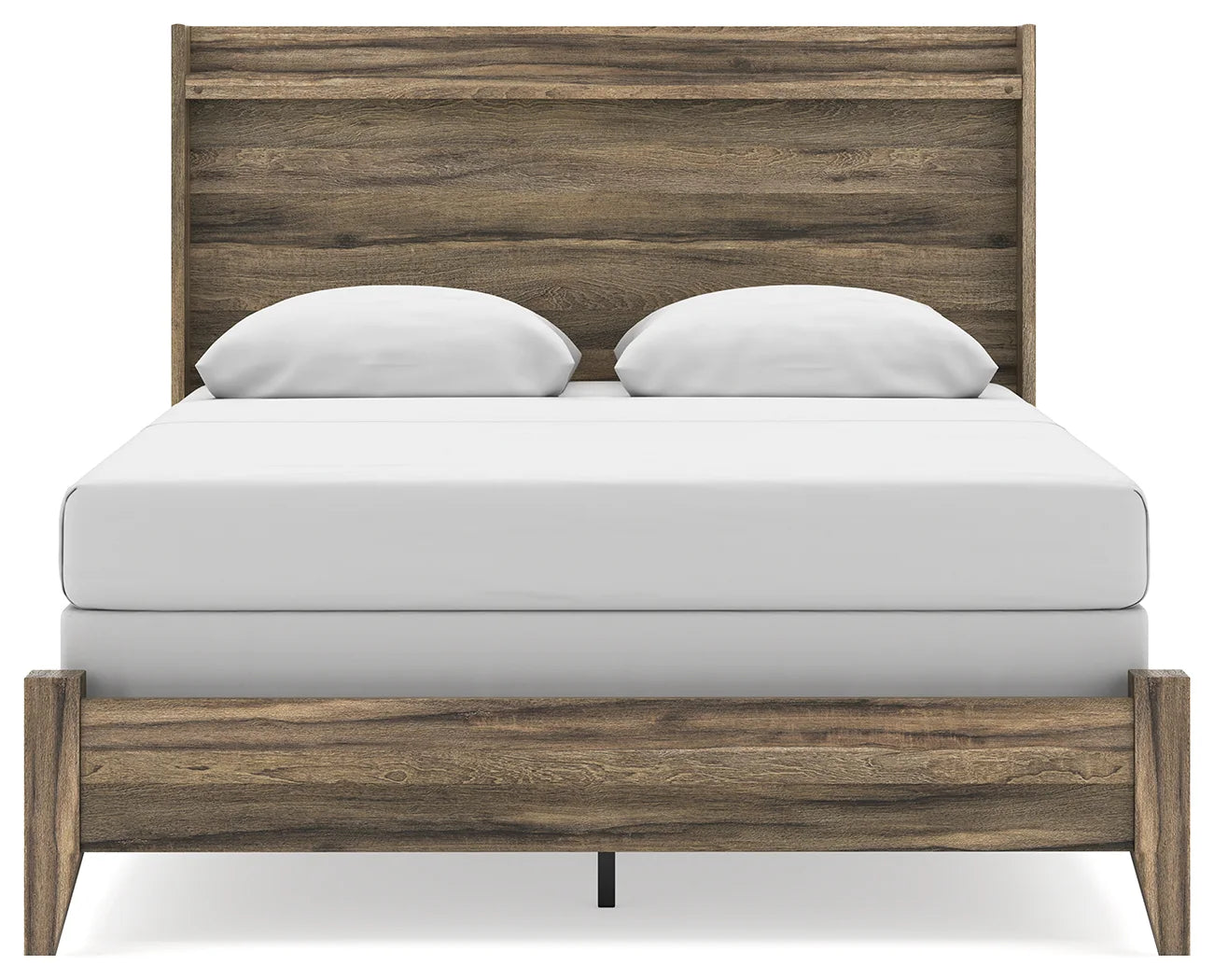 Elbrim - Brown - Queen Panel Bed
