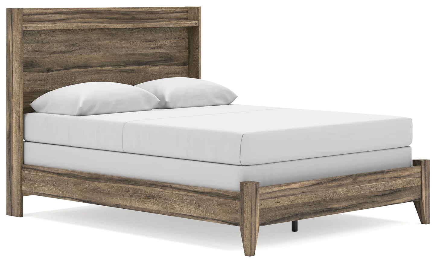 Elbrim - Brown - Queen Panel Bed