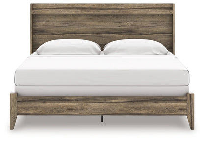 Elbrim - Brown - King Panel Bed
