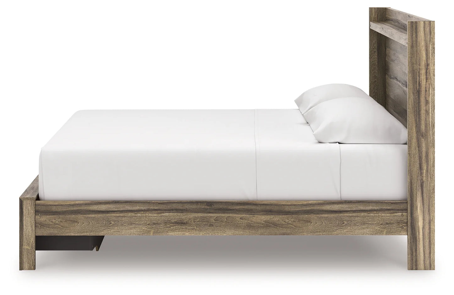 Elbrim - King Panel Storage Bed - Brown