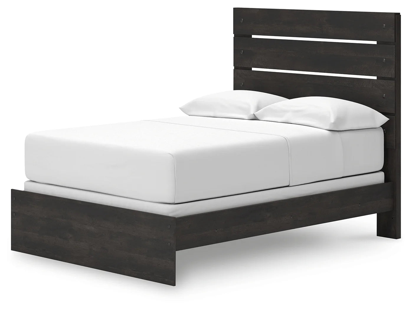 Hollivern - Dark Gray - Full Panel Bed