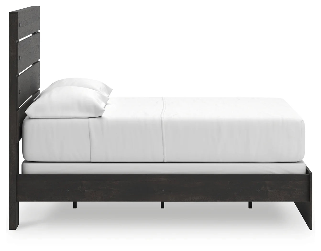 Hollivern - Dark Gray - Full Panel Bed