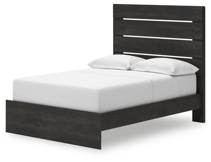 Hollivern - Full Panel Storage Bed - Dark Gray