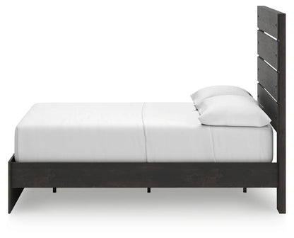 Hollivern - Full Panel Storage Bed - Dark Gray