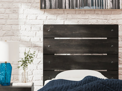Hollivern - Full Panel Bed With Storage - Dark Gray