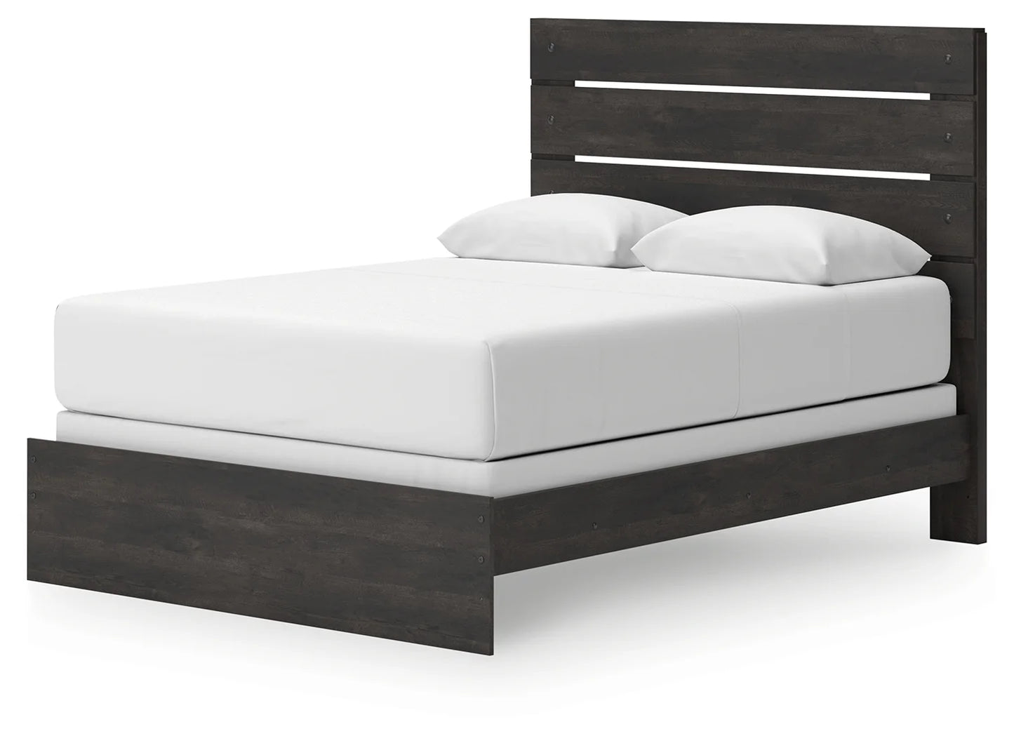 Hollivern - Dark Gray - Queen Panel Bed