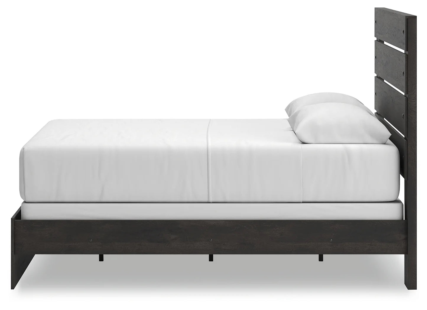 Hollivern - Dark Gray - Queen Panel Bed