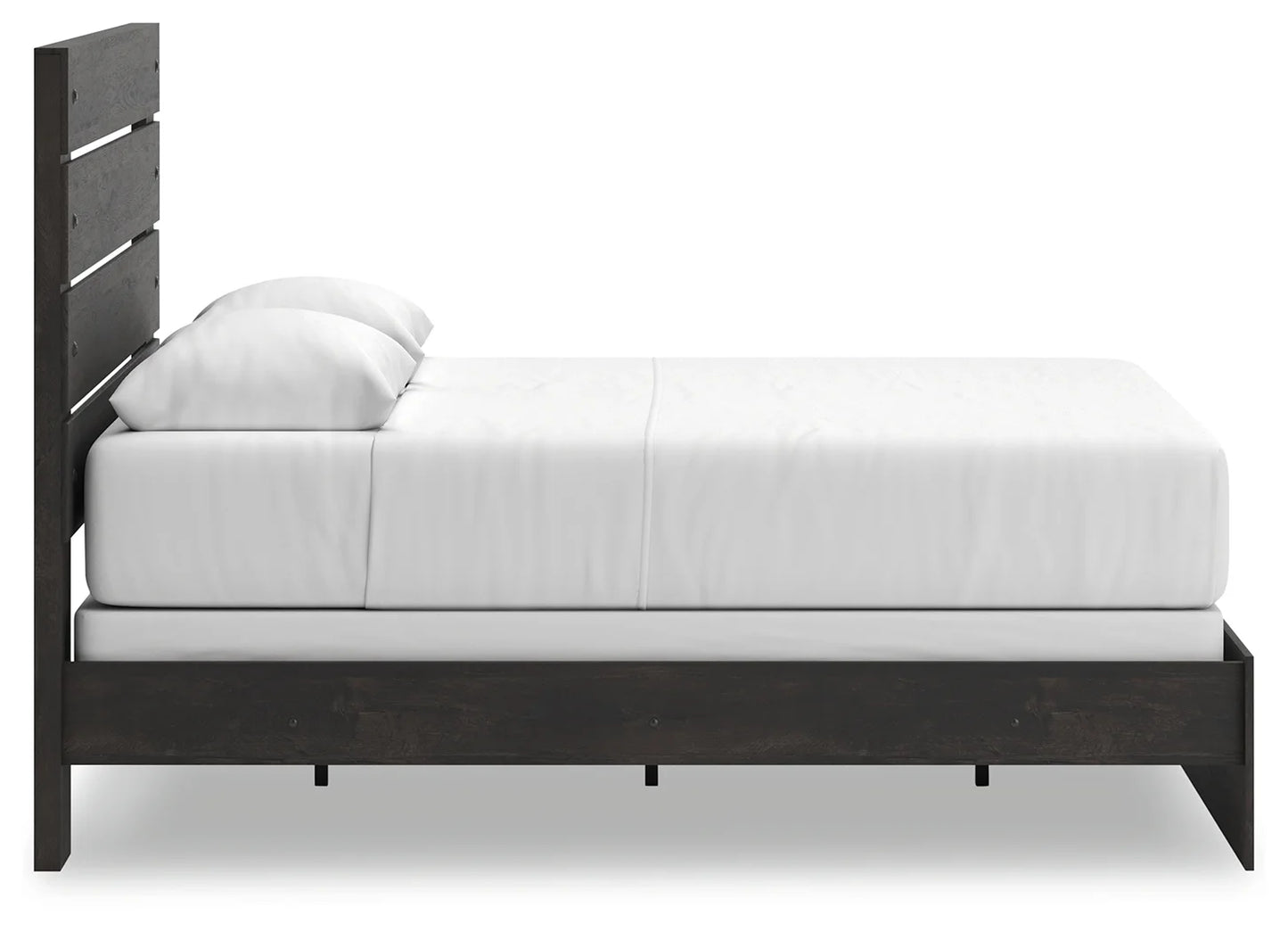 Hollivern - Dark Gray - Queen Panel Bed