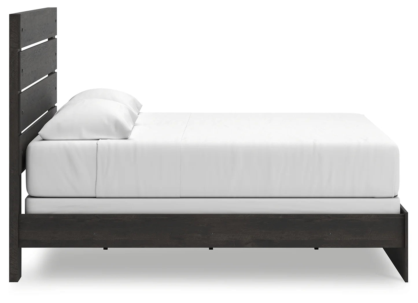 Hollivern - Dark Gray - King Panel Bed