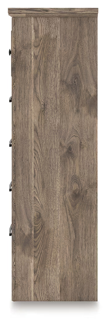 Rusticott - Brown - Five Drawer Chest