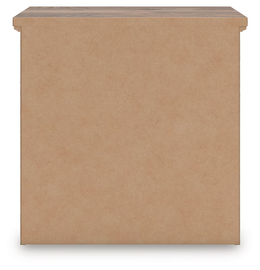 Rusticott - Brown - Two Drawer Night Stand