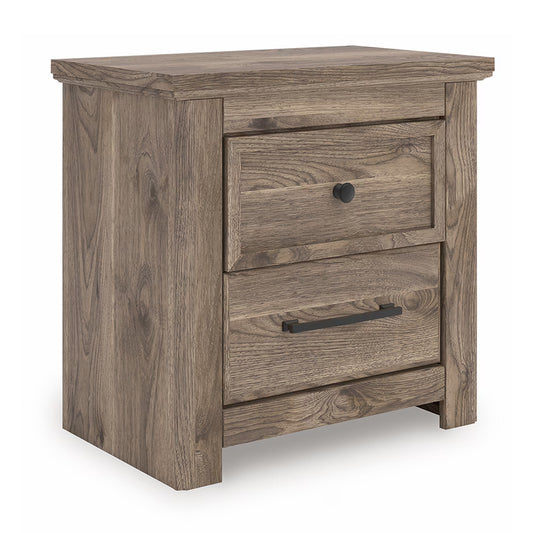 Rusticott - Brown - Two Drawer Night Stand
