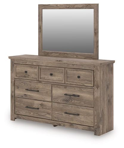 Rusticott - Brown - Dresser And Mirror