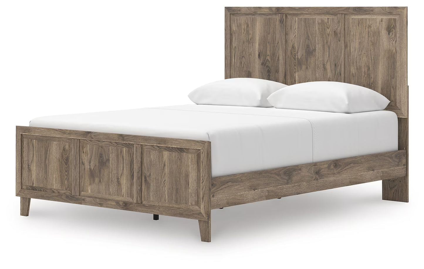 Rusticott - Brown - Queen Panel Bed