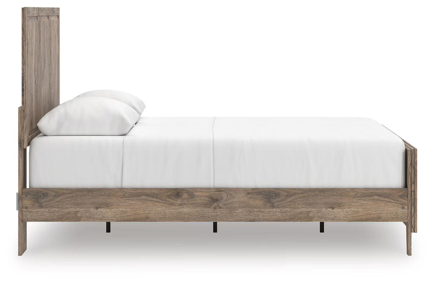 Rusticott - Brown - Queen Panel Bed