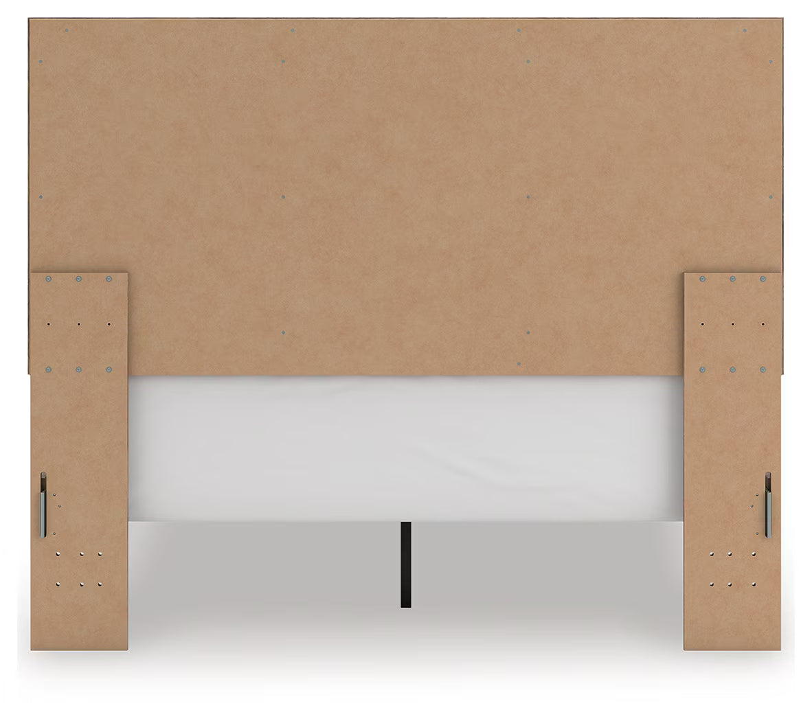 Rusticott - Brown - Queen Panel Bed