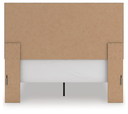 Rusticott - Brown - Queen Panel Bed