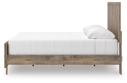 Rusticott - Brown - King Panel Bed