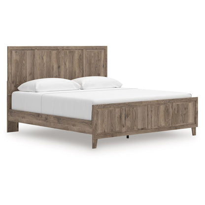 Rusticott - Brown - King Panel Bed